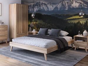 Bükkfa ágy fejtámla nélkül 160x200 Beskid 04 Bükk natúr