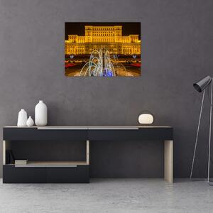 Kép - A Parlament palotája, Bukarest, Románia (70x50 cm)
