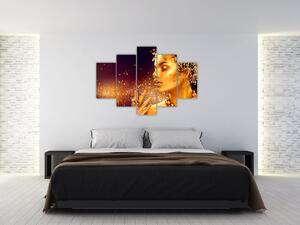 Kép - arany királynő (150x105 cm)