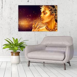 Kép - arany királynő (90x60 cm)