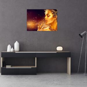 Kép - arany királynő (70x50 cm)