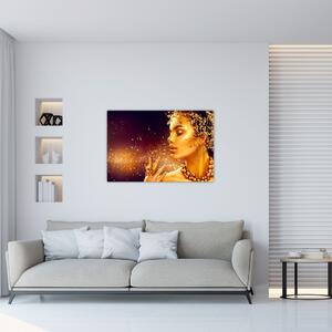 Kép - arany királynő (90x60 cm)