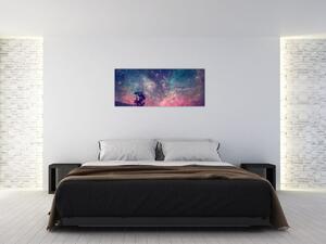 Kép - természetfeletti éjszakai égbolt (120x50 cm)