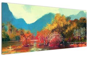 Kép - őszi színek (120x50 cm)
