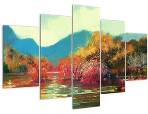 Kép - őszi színek (150x105 cm)