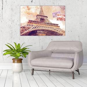 Kép - Kilátás Párizsból (90x60 cm)