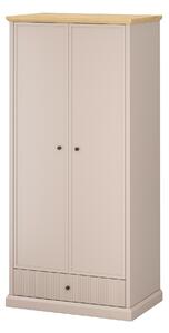 Ruhásszekrény Indices 1 (taupe + kő tölgy)
