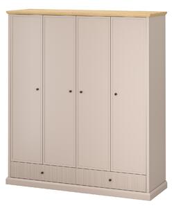 Ruhásszekrény Indices 2 (taupe + kő tölgy)