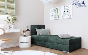 TOMMY 1 kárpitozott gyerekágy felfelé nyíló ágyneműtartóval200x90cm