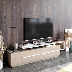 TV asztal/szekrény Pria (cordoba + fehér)