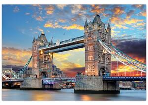 Kép - Tower Bridge, London, Anglia (90x60 cm)