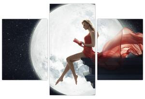 Kép - Nő a holdfényben (90x60 cm)