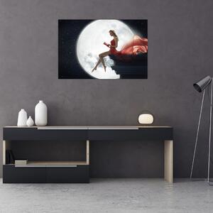 Kép - Nő a holdfényben (90x60 cm)
