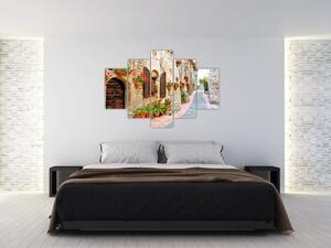Kép - festői olasz sikátor (150x105 cm)