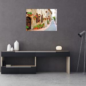 Kép - festői olasz sikátor (70x50 cm)