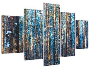 Kép - téli erdő (150x105 cm)