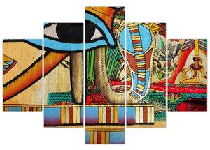 Egyiptomi motívumú kép (150x105 cm)