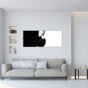 Kép - Nő à la yin and yang (120x50 cm)