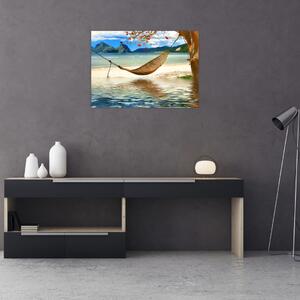 Kép - Relaxálás a tengerparton (70x50 cm)