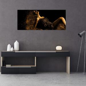 Kép - Egy nő aranyból (120x50 cm)