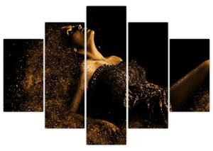 Kép - Egy nő aranyból (150x105 cm)