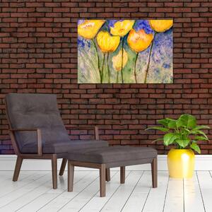 Kép - sárga tulipán (90x60 cm)