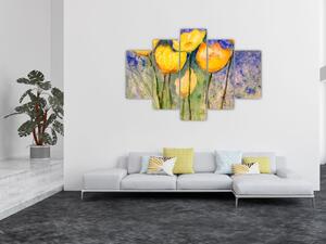 Kép - sárga tulipán (150x105 cm)