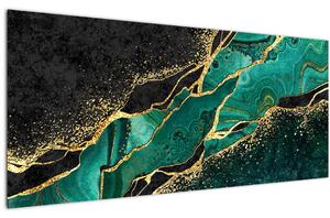 Kép - Kerozin-arany márványozás (120x50 cm)