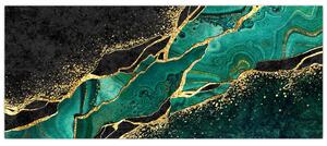 Kép - Kerozin-arany márványozás (120x50 cm)