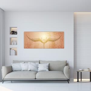 Kép - angyali absztrakció (120x50 cm)