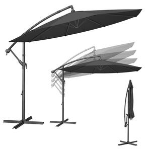 SONGMICS konzolos kerti napernyő, 3 m-es, szürke