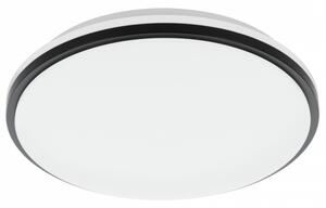 LED lámpatest , mennyezeti , 18 Watt , természetes fehér , fekete , IP44 , EGLO , PINETTO , 900366