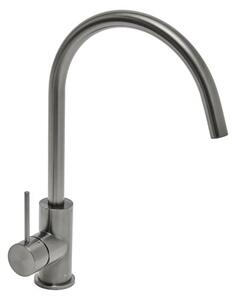 Mosogató csaptelep SAT Aurum forgó karral csiszolt fegyver fém SATBAUR280BGM