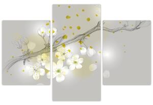 Virágzó gally képe (90x60 cm)