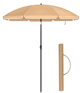 Napernyő 160 cm, Napvédelem UPF 50+, dönthető, talp nélkül, taupe