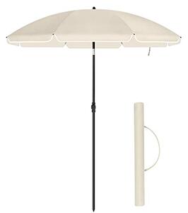 Napernyő 160 cm, Napvédelem UPF 50+, 30°-ban dönthető, talp nélkül, bézs