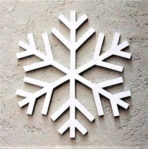 Snowflake - White Hópehely fal dísz 38x2x38 Fehér