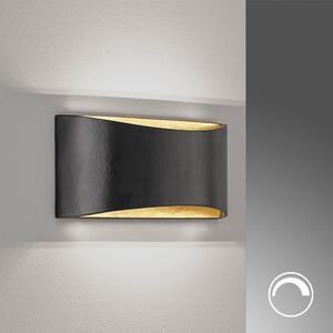 Fischer & Honsel modern fali lámpa arles fekete arany fhl30583