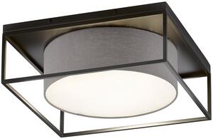 Fischer & Honsel modern mennyezeti lámpa carre fekete fhl21330