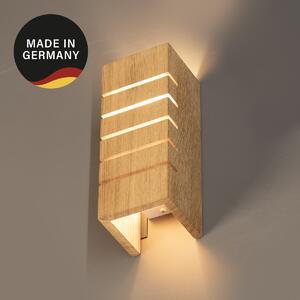 Fischer & Honsel modern skandináv fali lámpa shine-wood fehér olajozott tölgy fhl30587