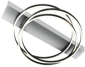 Fischer & Honsel modern mennyezeti lámpa kiku fekete alumínium fhl21538
