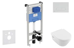 Ideal Standard ProSys - Készlet fali beépítéshez, WC és ülőkével Architectura, gombok Oleas M1, DirectFlush, SoftClose, CeramicPlus, fehér ProSys120M SP46