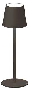 Fischer & Honsel modern kültéri asztali lámpa tropea fekete fhl850210 IP54
