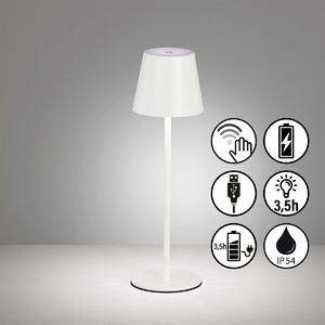 Fischer & Honsel modern kültéri asztali lámpa viletto fehér fhl850354 IP54