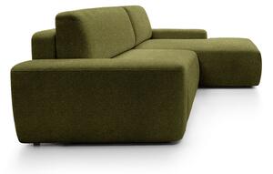 BOULI kihúzható sarok ülőgarnitúra - zöld Oldal: Balos