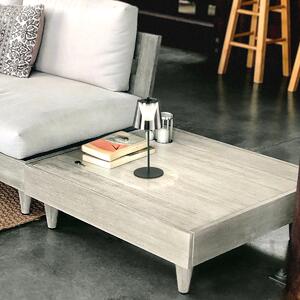 Fischer & Honsel modern kültéri asztali lámpa marbella fekete füstös fhl850287 IP44