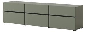 TV asztal/szekrény Crossroad G41 (fenyőzöld + fekete)