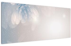 Kép - havas virágok (120x50 cm)