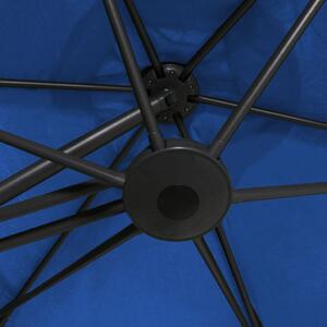 VidaXL azúrkék kültéri napernyő acélrúddal 300 cm