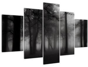 Kép - erdő a ködben (150x105 cm)